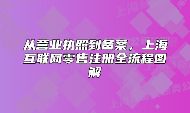 从营业执照到备案,上海互联网零售注册全流程图解