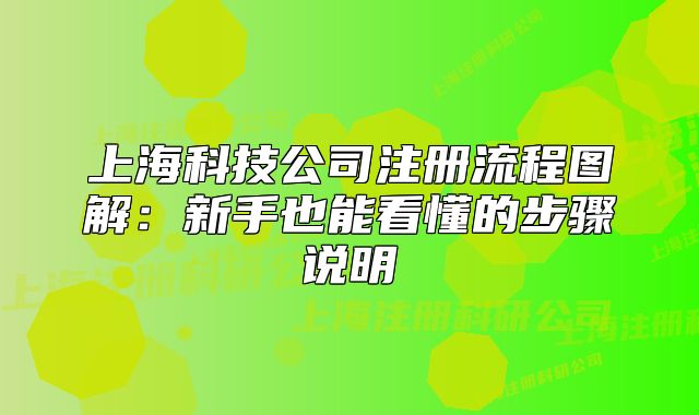 上海科技公司注册流程图解：新手也能看懂的步骤说明