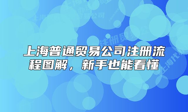 上海普通贸易公司注册流程图解,新手也能看懂