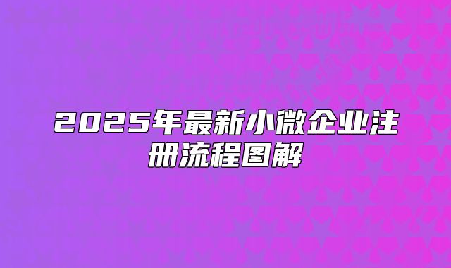 2025年最新小微企业注册流程图解